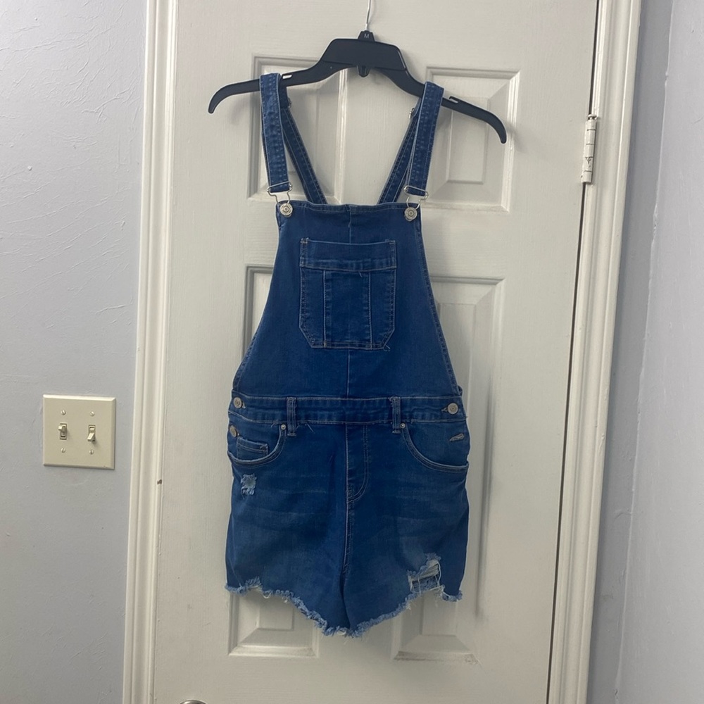 Denim overalls